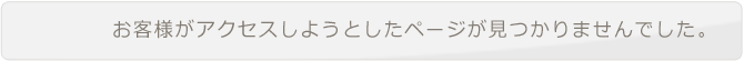 お客様がアクセスしようとしたページが見つかりませんでした。